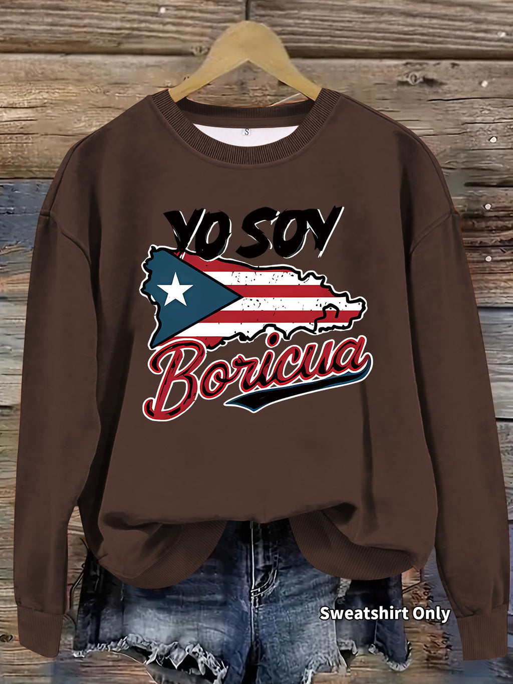 Printed long sleeved sweatshirt