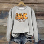 Sweatshirt Abóbora Estampada — Outono e Halloween