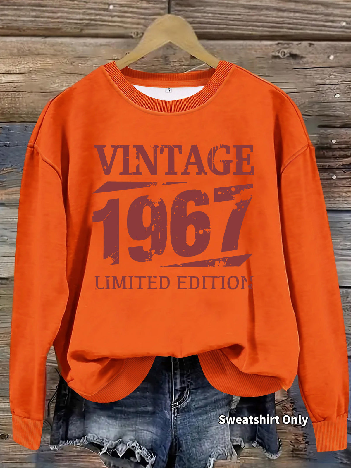 Sweatshirt Padrão de Letras — Look Casual