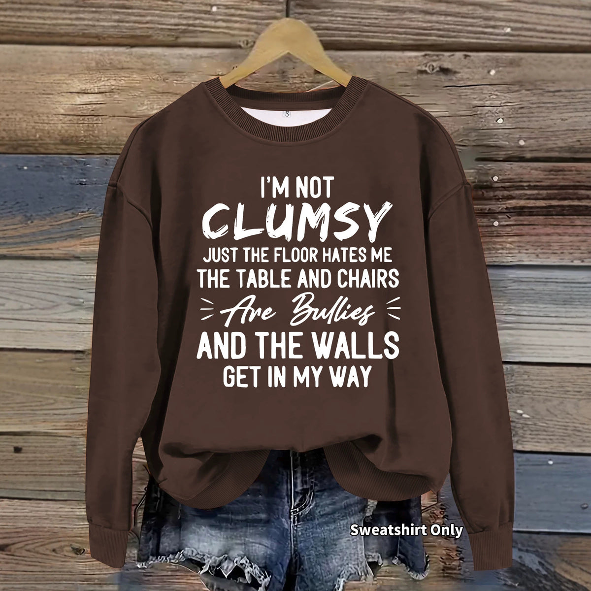 Sweatshirt Letras — Estilo Urbano