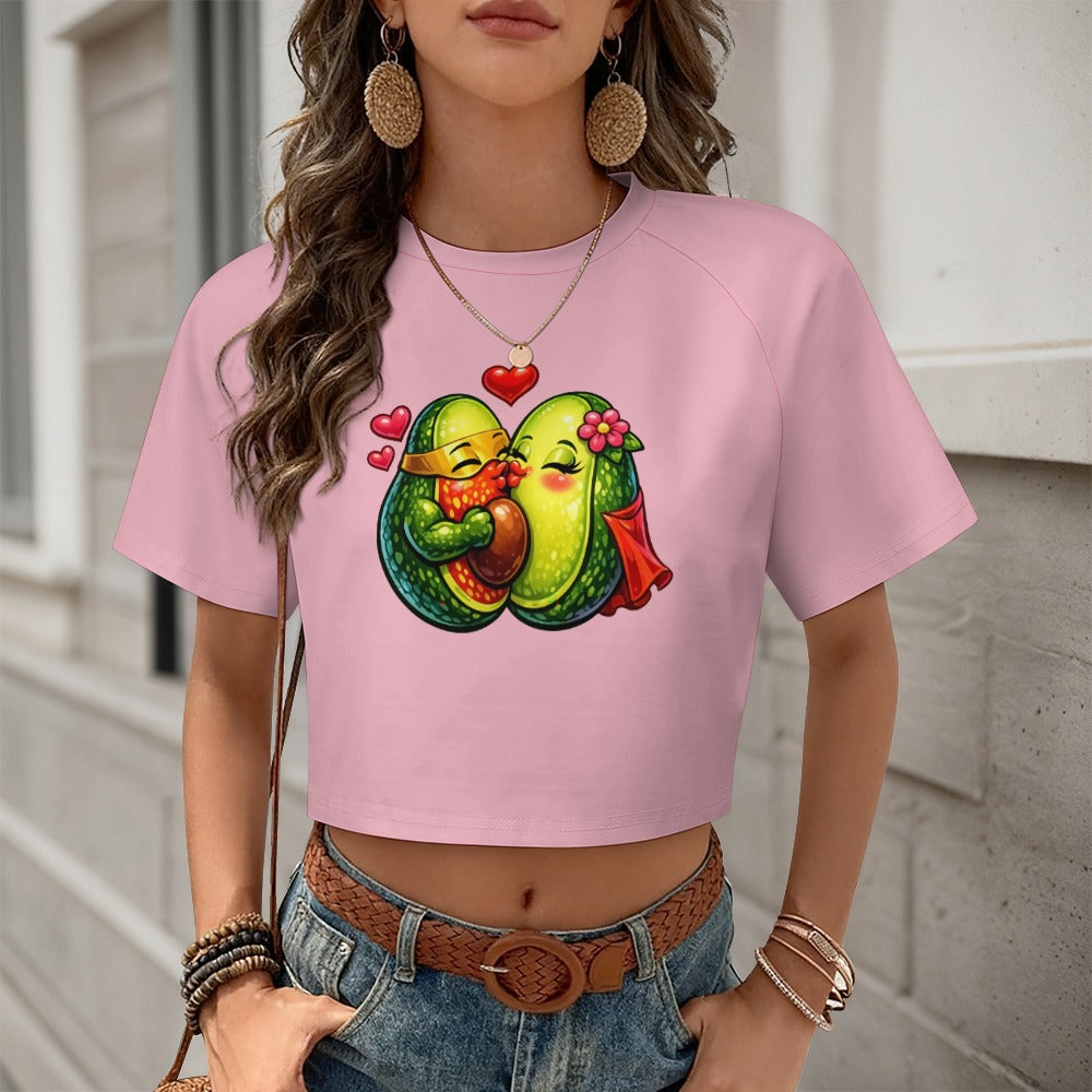 T-shirt Crop Top — Estilo Verão