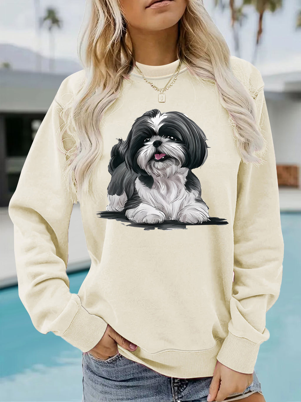Sweatshirt Básica — Estampado Essencial