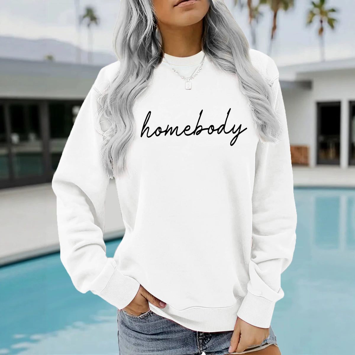 Sweatshirt Estampada — Modelo 1