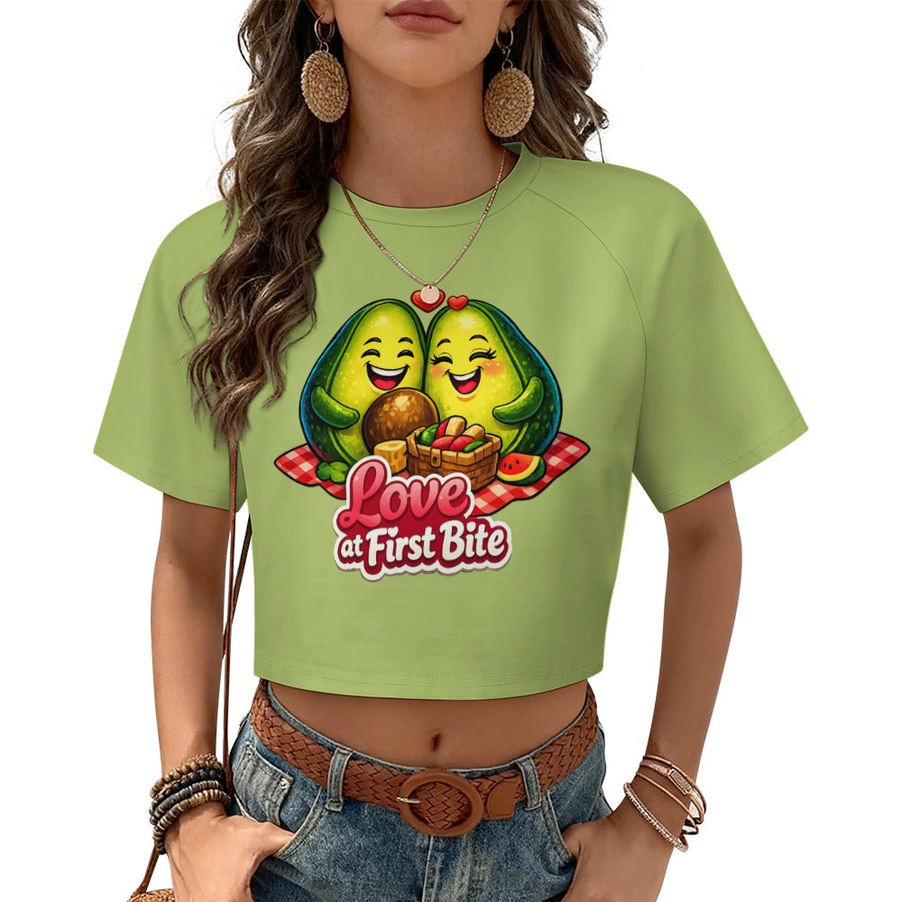 T-shirt Crop Top — Estilo Verão (Modelo 2)