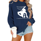 Baseball Mom Printed Velvet Hoodie