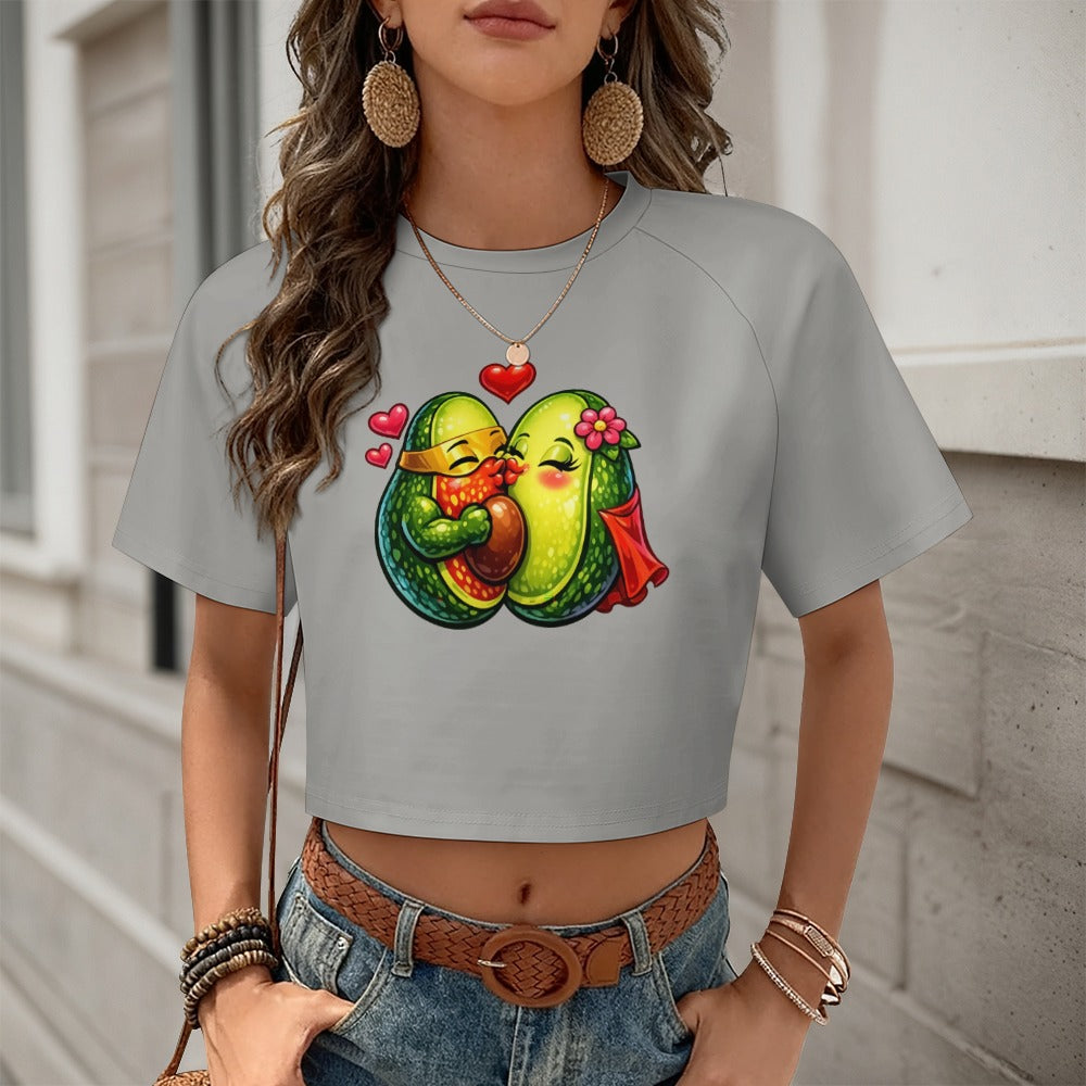 T-shirt Crop Top — Estilo Verão