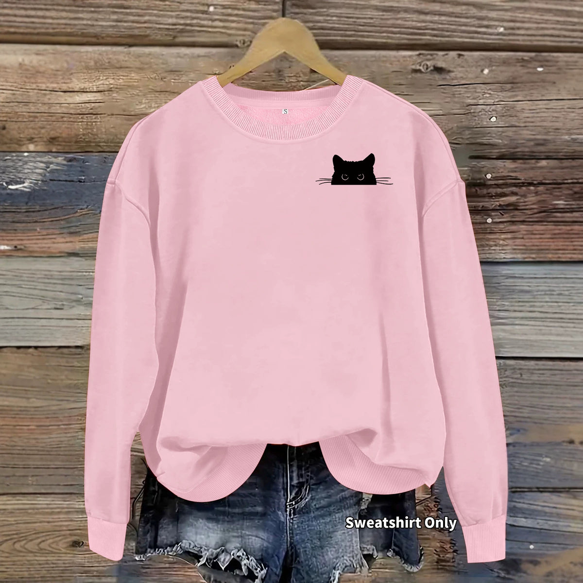 Sweatshirt Gato Preto — Charme Felino