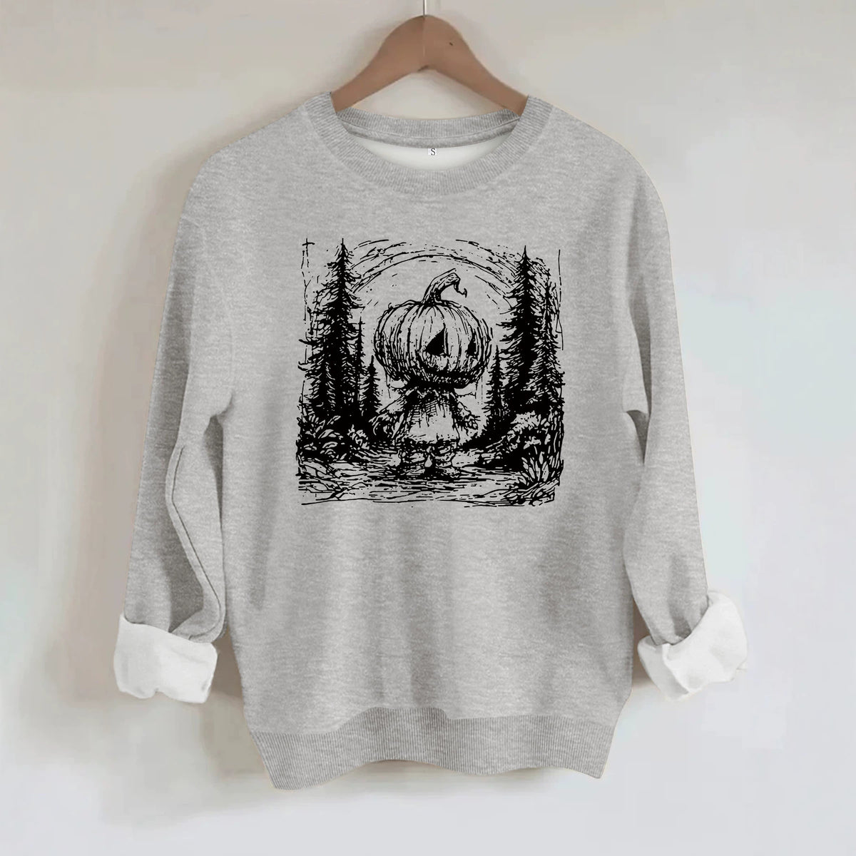 Sweatshirt Homem-Abóbora — Halloween Divertido