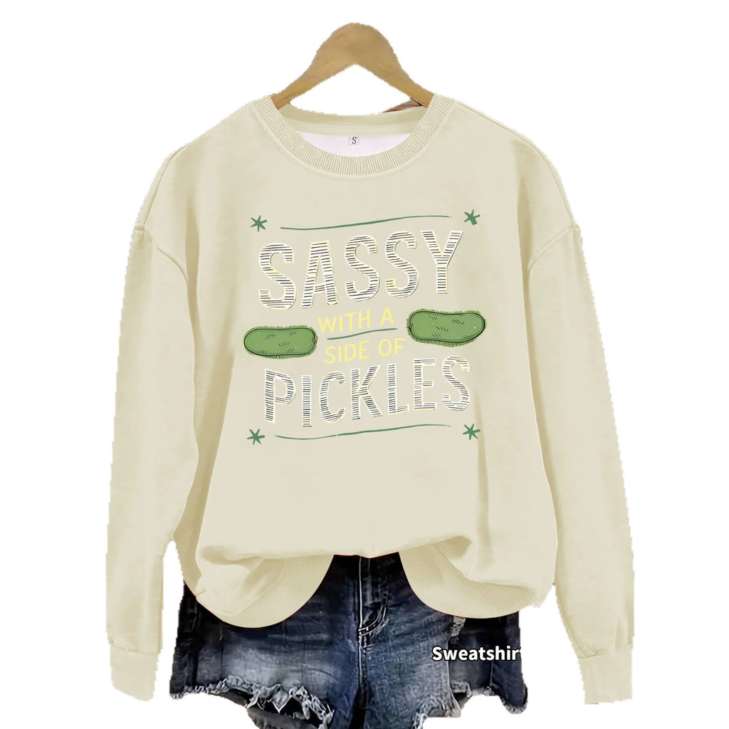 Round neck hoodie for women