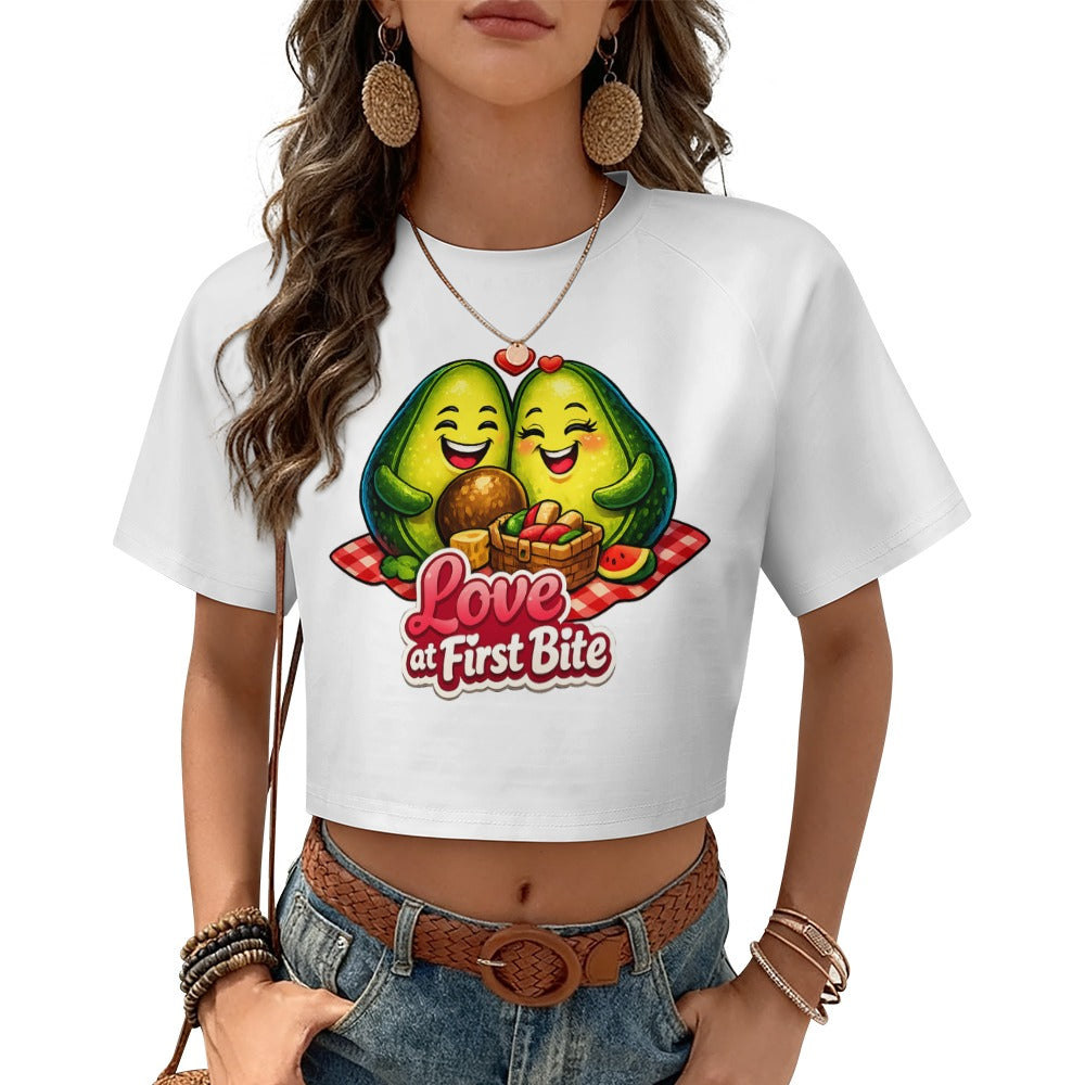 T-shirt Crop Top — Estilo Verão (Modelo 2)