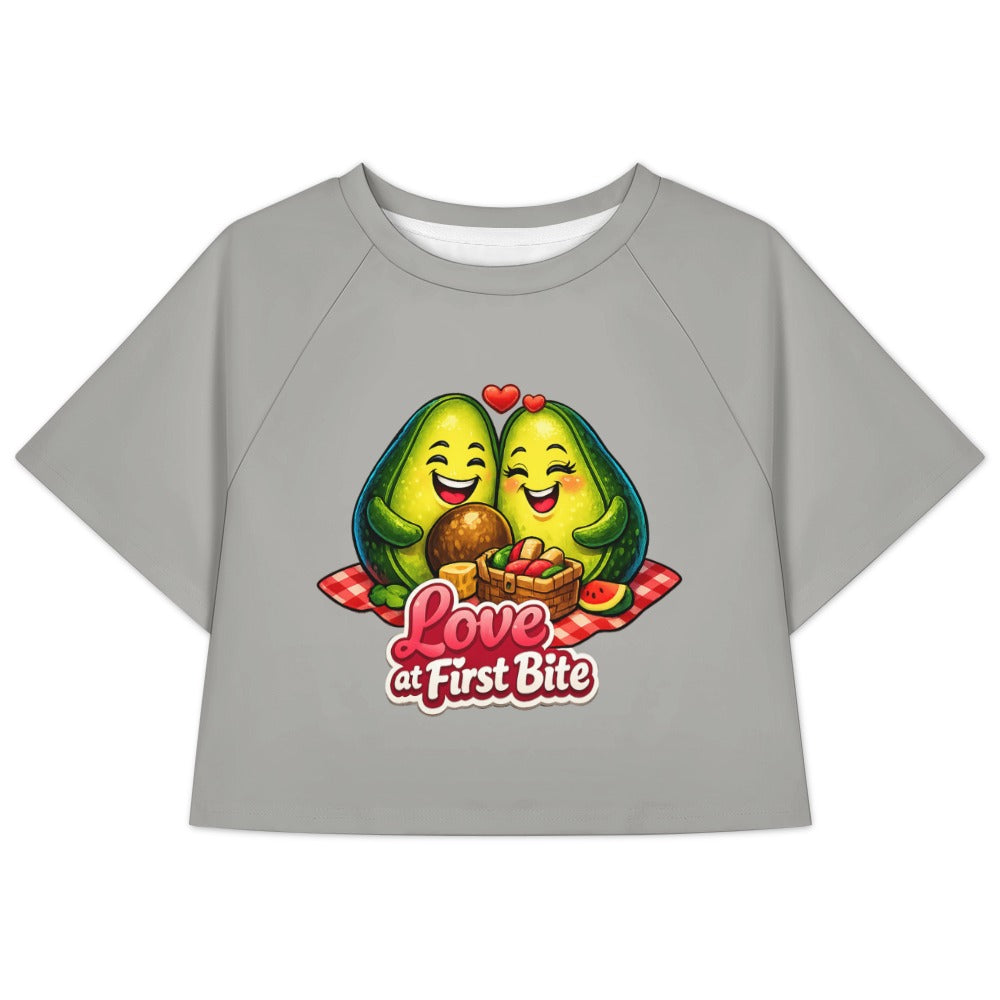 T-shirt Crop Top — Estilo Verão (Modelo 2)