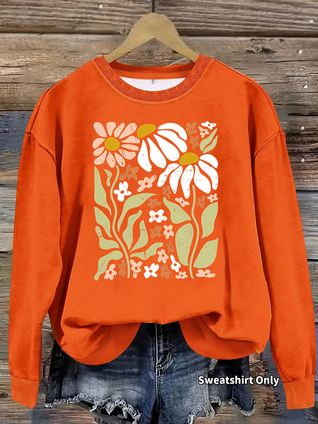 Sweatshirt Casual — Estampado Gráfico