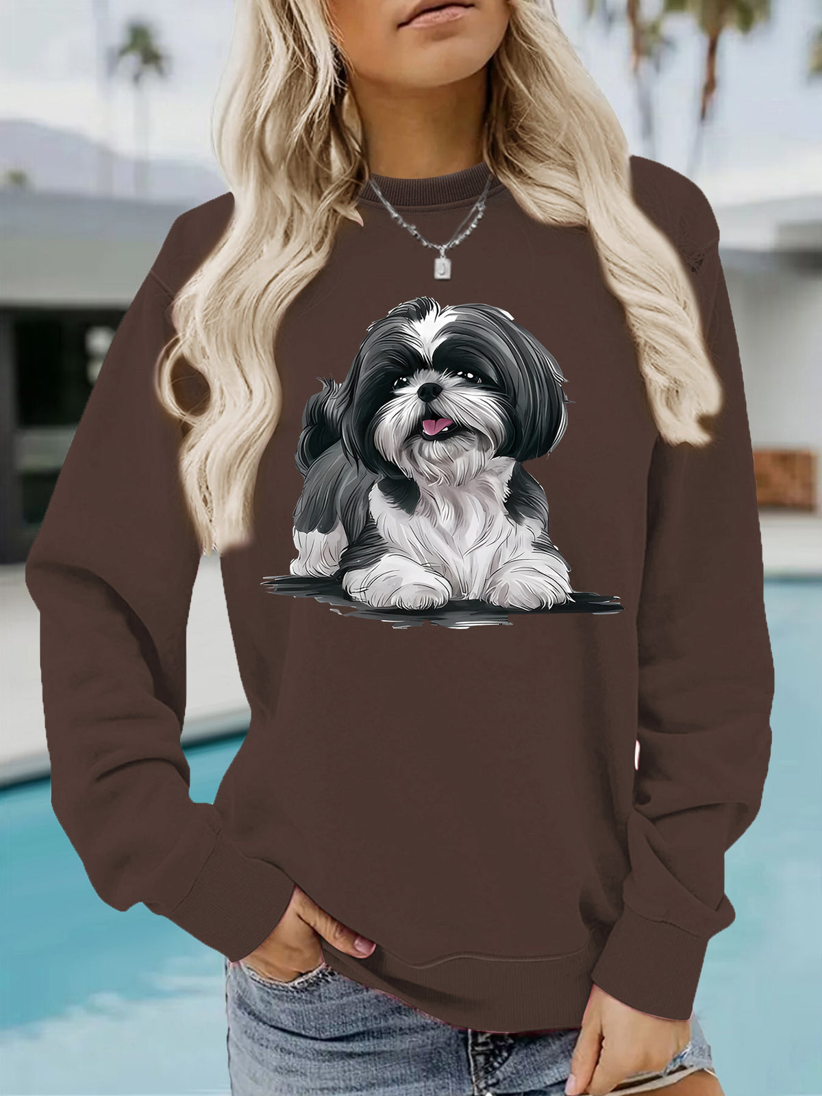 Sweatshirt Básica — Estampado Essencial