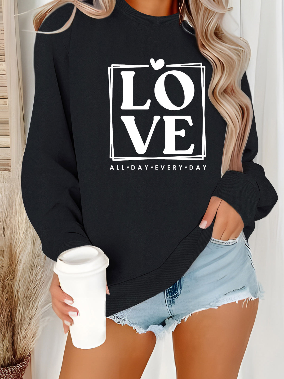 Sweatshirt de Fleece Gráfica — Modelo 9