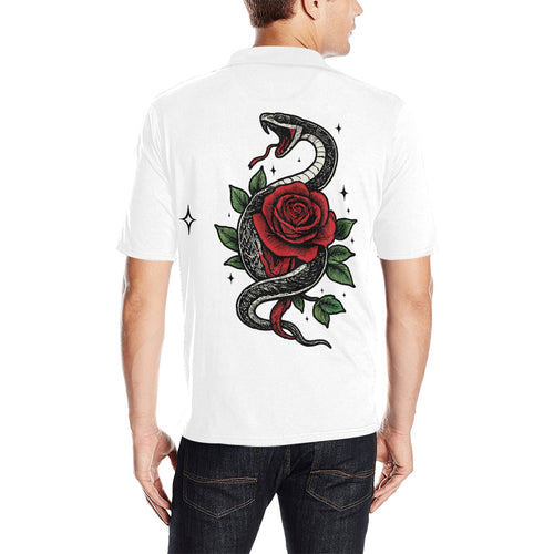 Polo Estampado Integral — Estilo Casual