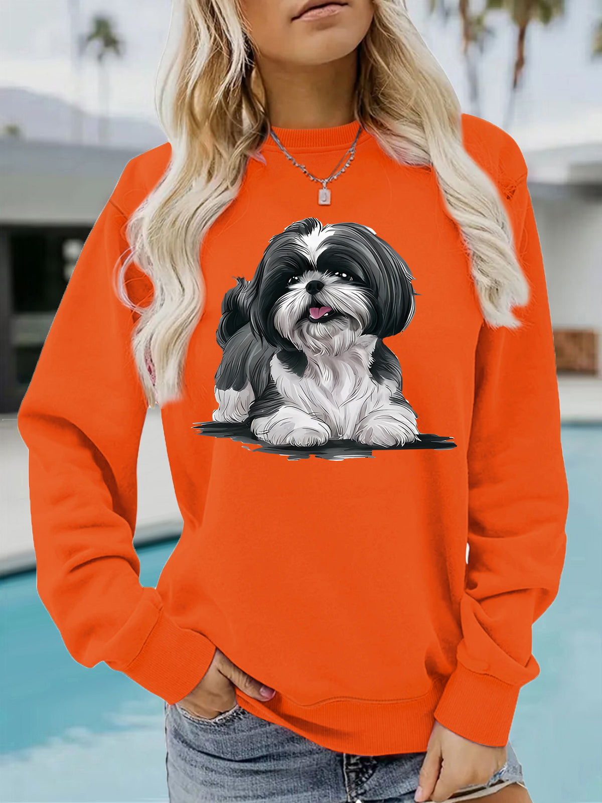 Sweatshirt Básica — Estampado Essencial