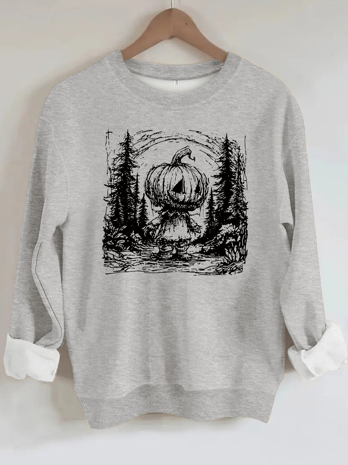 Sweatshirt Homem-Abóbora — Halloween Divertido