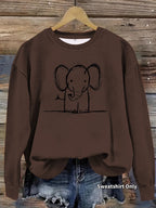 Sweatshirt Elefante — Fofura Descontraída