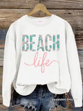 Sweatshirt Estampada Desportiva — Modelo 12