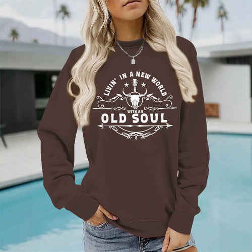 Sweatshirt Caveira e Letras — Estilo Dark