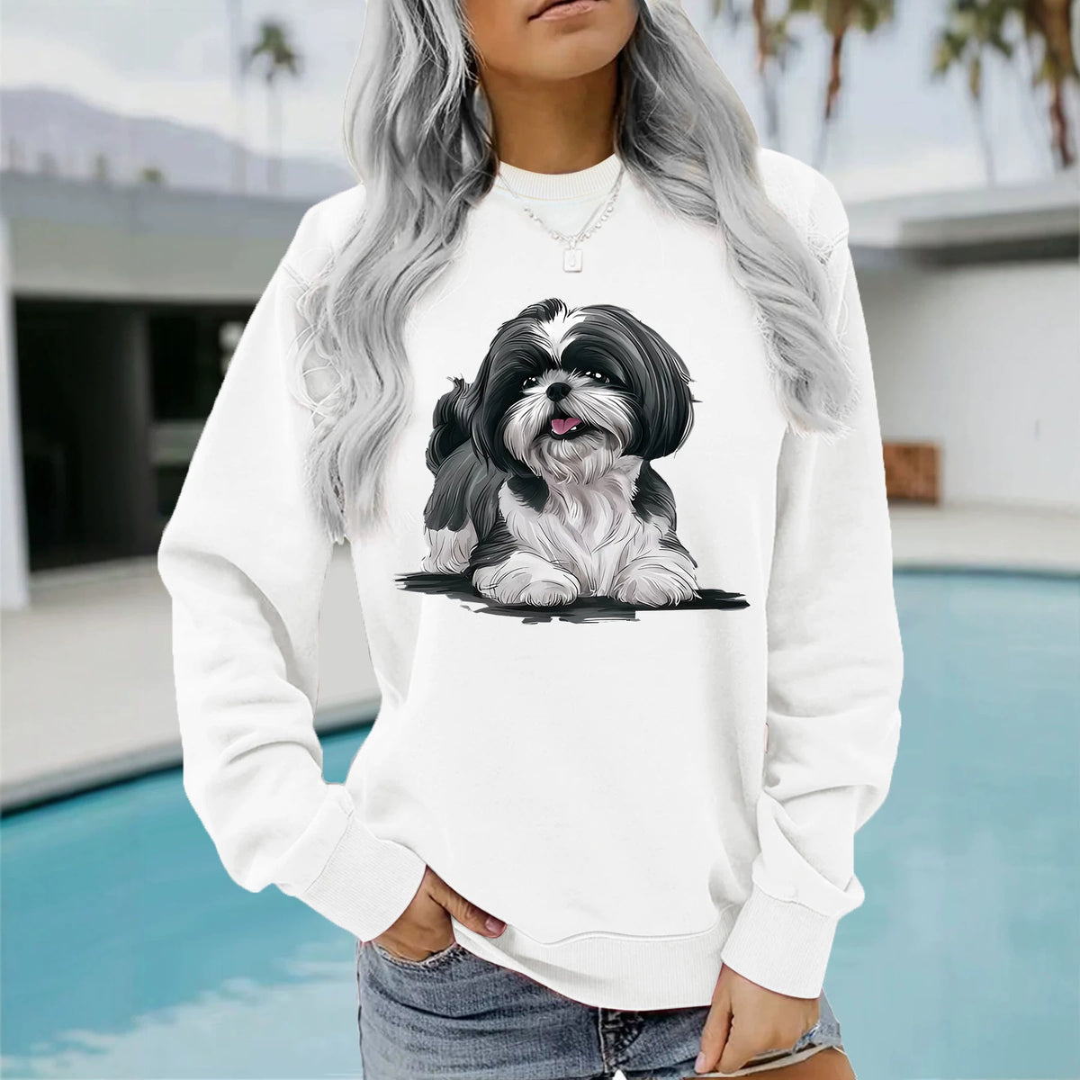 Sweatshirt Básica — Estampado Essencial