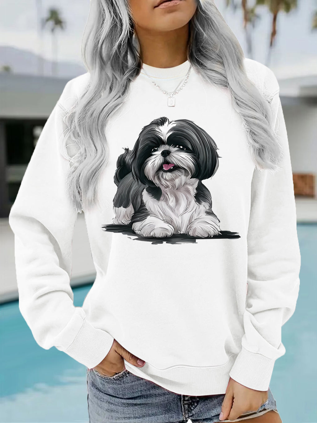 Sweatshirt Básica — Estampado Essencial