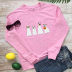 Dog Pumpkin Printed Halloween Hoodie
