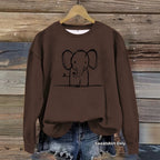 Sweatshirt Elefante — Fofura Descontraída
