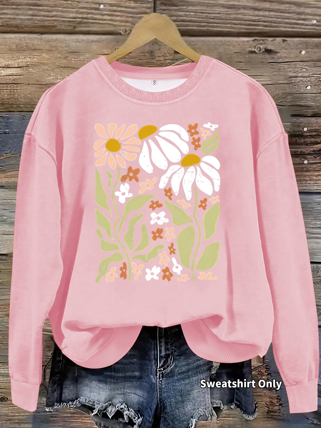 Sweatshirt Casual — Estampado Gráfico