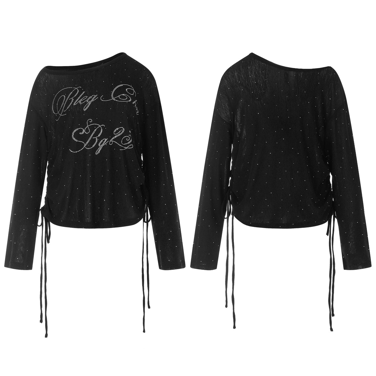 T-shirt Ombros Descobertos — Brilho Chic