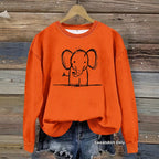Sweatshirt Elefante — Fofura Descontraída