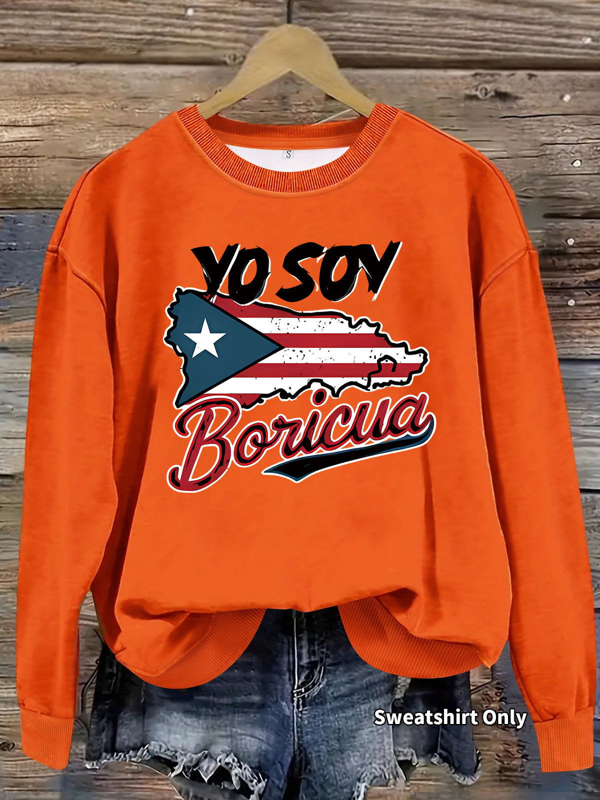 Printed long sleeved sweatshirt