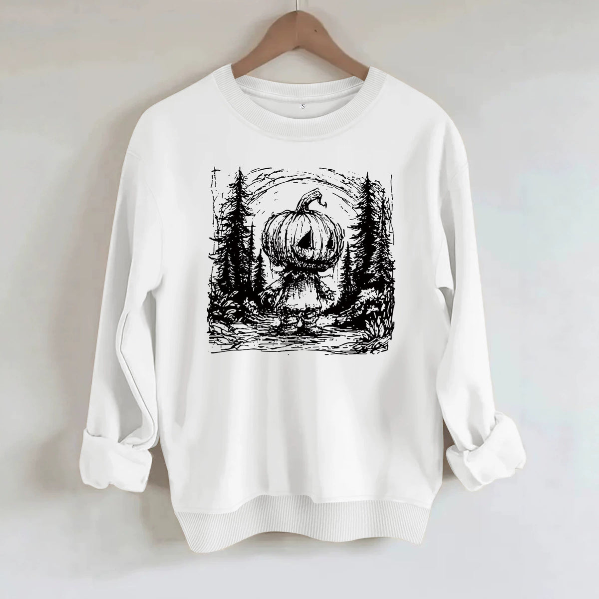 Sweatshirt Homem-Abóbora — Halloween Divertido