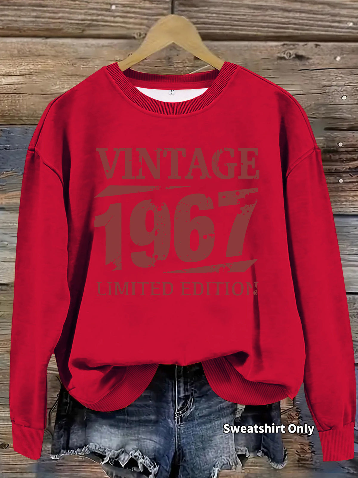 Sweatshirt Padrão de Letras — Look Casual