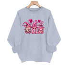 Sweatshirt de Fleece Estampada — Modelo 8
