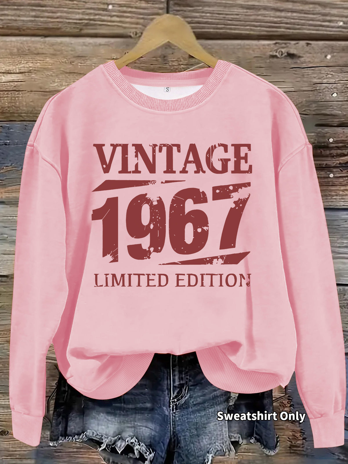 Sweatshirt Padrão de Letras — Look Casual