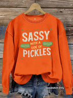 Round neck hoodie for women