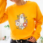 Flower Ghost Halloween hoodie