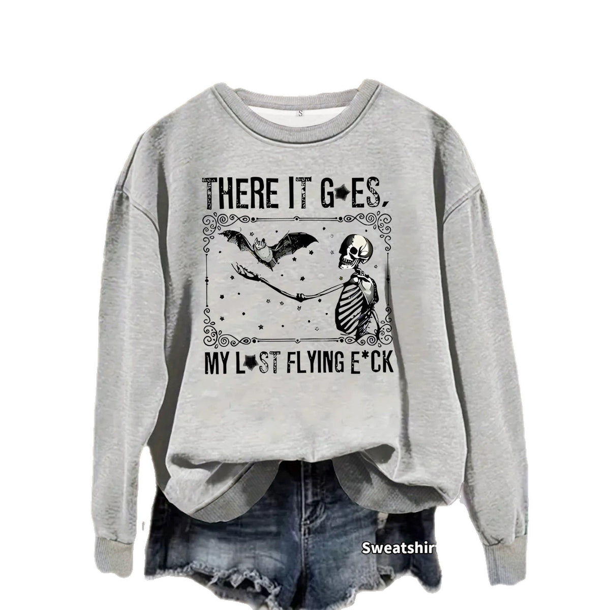 Sweatshirt Esqueleto e Águia — Estilo Dark