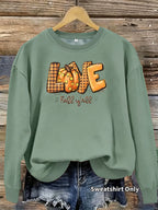 Sweatshirt Abóbora Estampada — Outono e Halloween