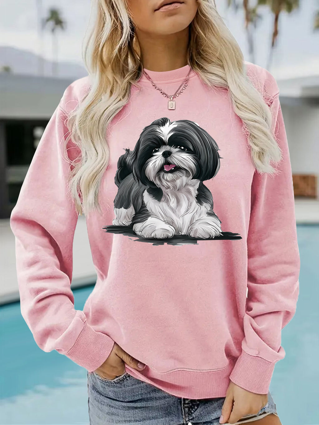 Sweatshirt Básica — Estampado Essencial