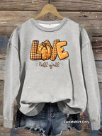 Sweatshirt Abóbora Estampada — Outono e Halloween