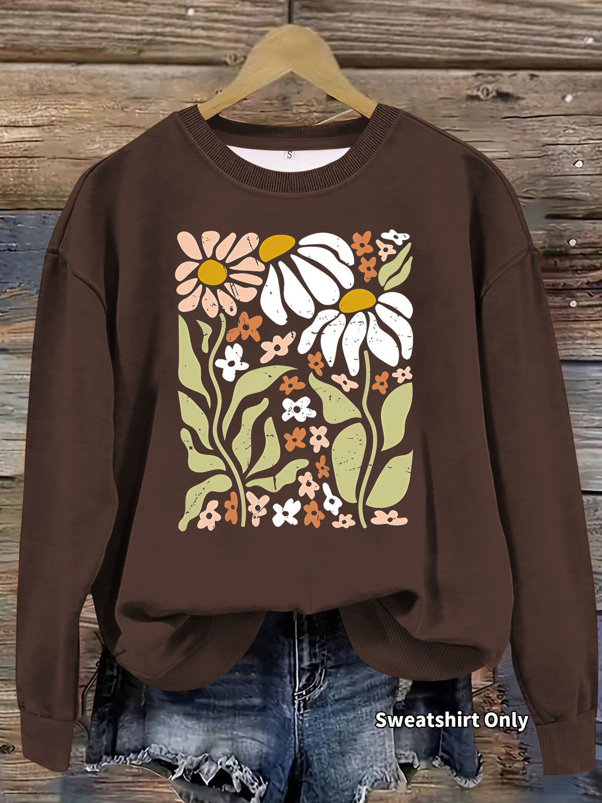 Sweatshirt Casual — Estampado Gráfico