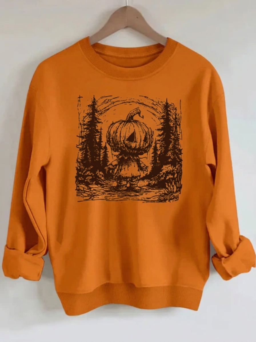 Sweatshirt Homem-Abóbora — Halloween Divertido