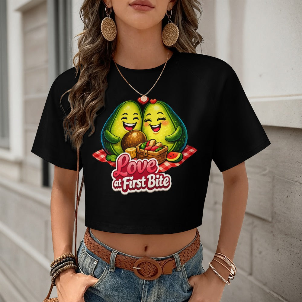 T-shirt Crop Top — Estilo Verão (Modelo 2)