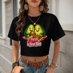 T-shirt Crop Top — Estilo Verão (Modelo 2)