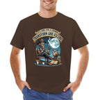 T-shirt de Homem Algodão — Estampado Frente e Costas