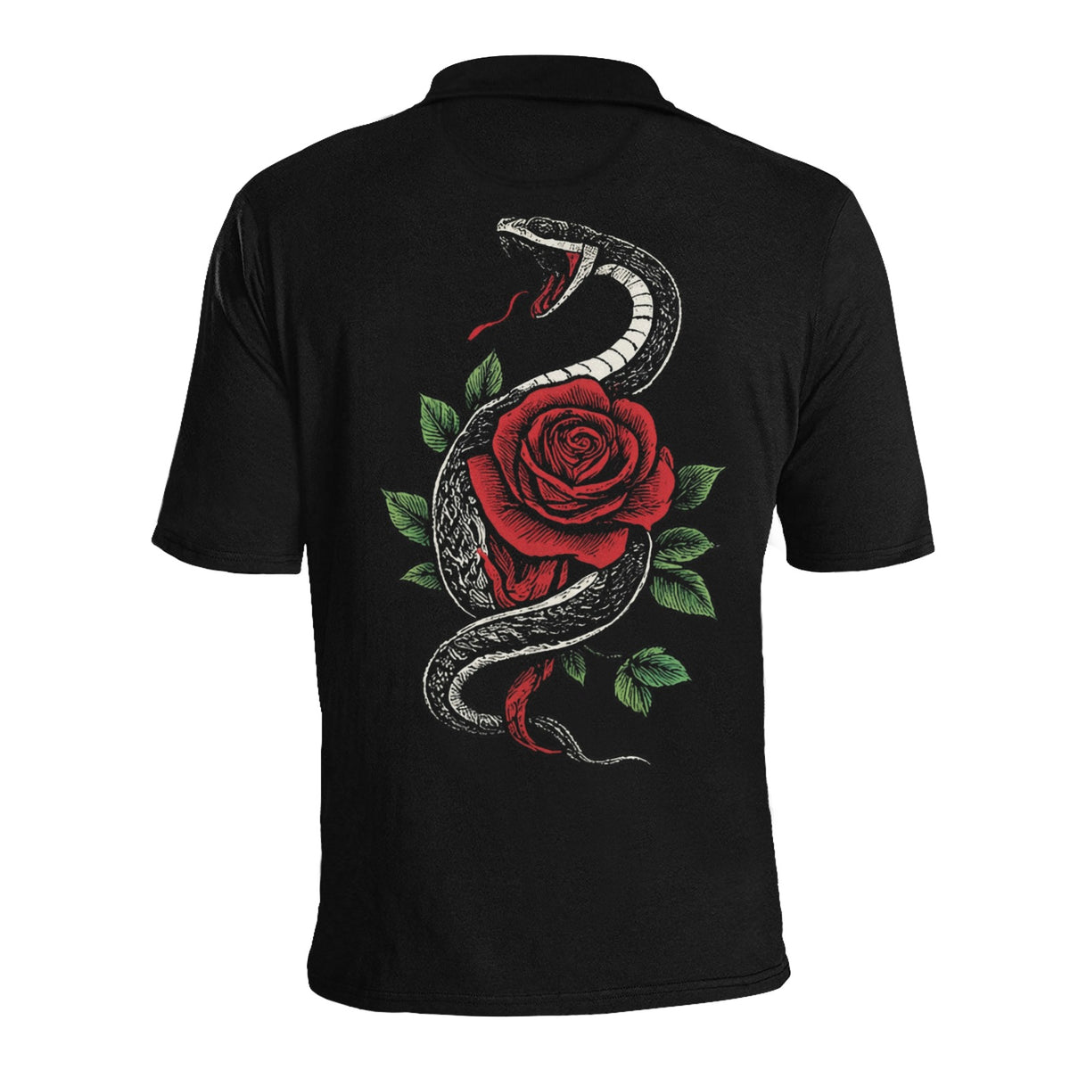Polo Estampado Integral — Estilo Casual