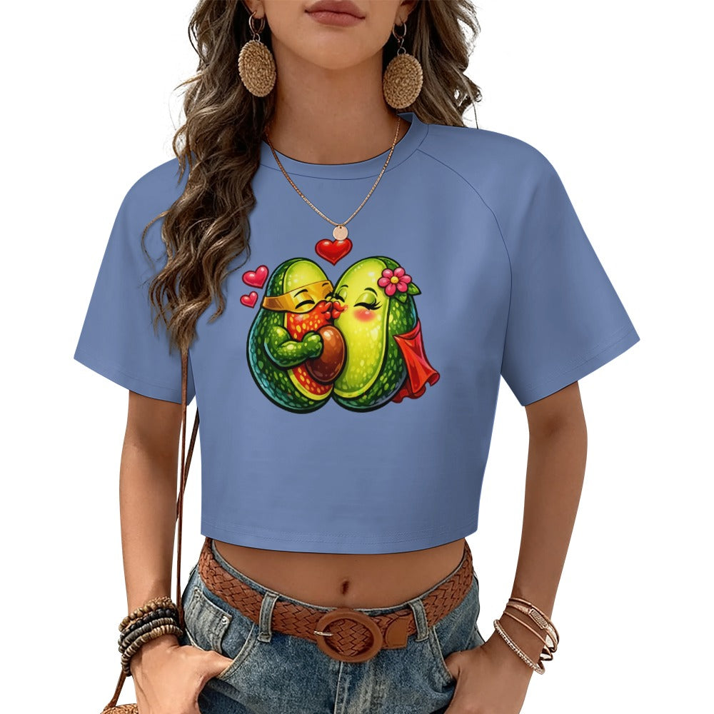T-shirt Crop Top — Estilo Verão