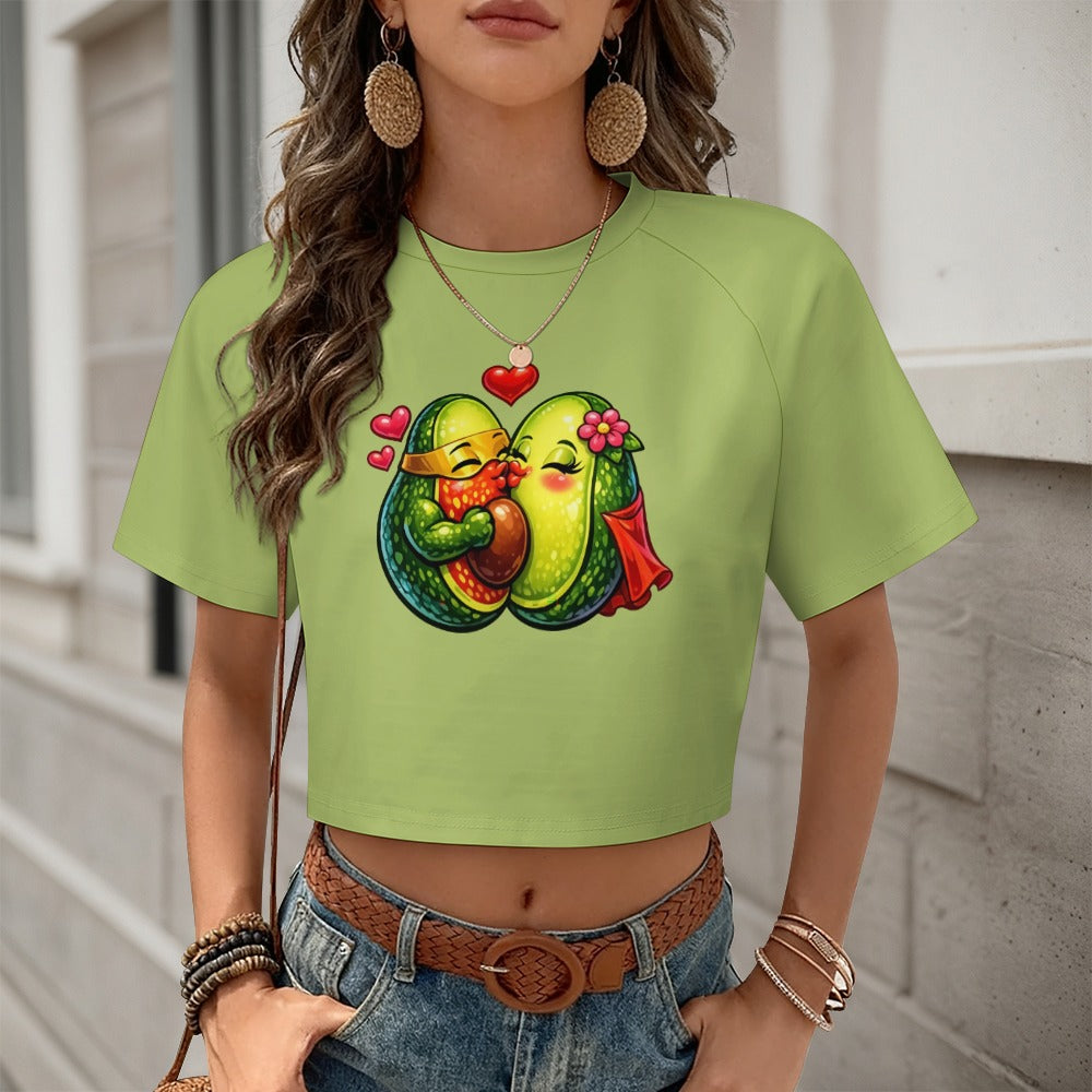 T-shirt Crop Top — Estilo Verão